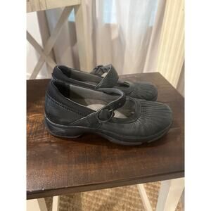Dansko size 37 US 7 Edith or Kitty black leather Mary Jane shoes